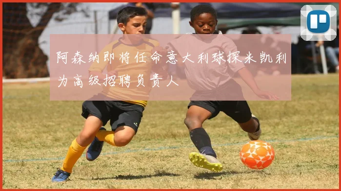 阿森纳即将任命意大利球探米凯利为高级招聘负责人