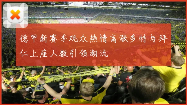德甲新赛季观众热情高涨多特与拜仁上座人数引领潮流