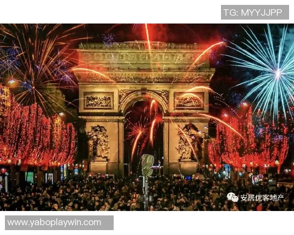 巴黎香榭丽舍大道跨年庆祝活动向大巴黎和登贝莱致敬